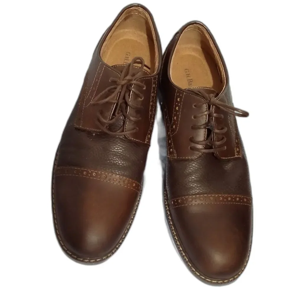 G.H. BASS & Co Parrish brown leather lace up 11D